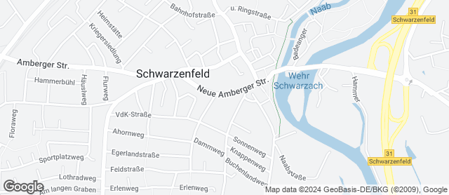Karte mit Standort von Bäckerei Schmid "Der Beck" e.K.