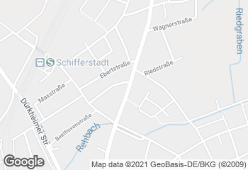 Karte mit Standort von Bäckerei Weißenmayer