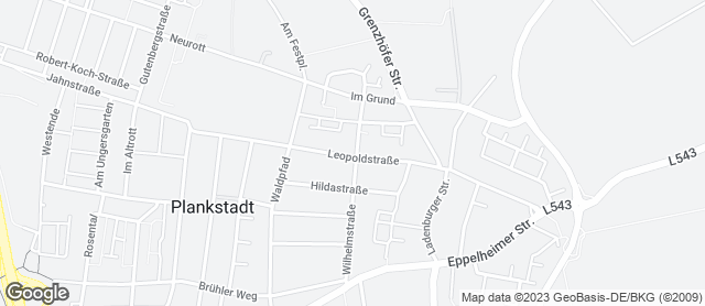 Karte mit Standort von Bäckerei Leisinger