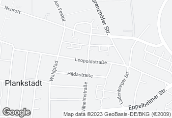 Karte mit Standort von Bäckerei Leisinger