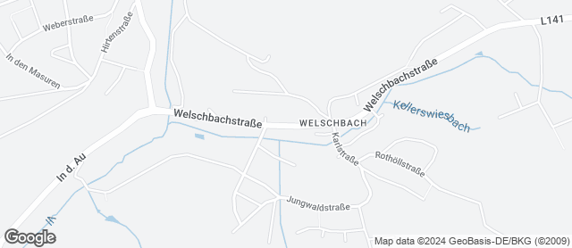 Karte mit Standort von Baeckerei Schaefer Filiale Welschbach