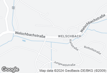 Karte mit Standort von Baeckerei Schaefer Filiale Welschbach