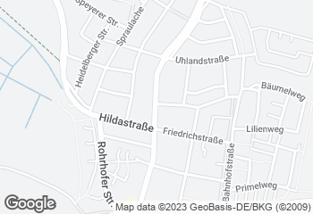 Karte mit Standort von Bäckerei und Konditorei Utz GmbH & Co. KG