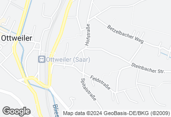 Karte mit Standort von Klosterbäckerei Ottweiler