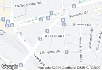 Karte mit Standort von Rieglers Bäckerei & Konditorei Kaiserstraße