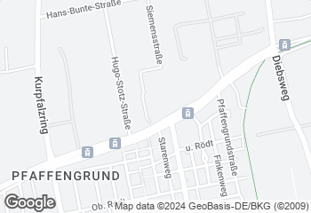 Karte mit Standort von Rieglers Bäckerei & Konditorei im Kaufland Heidelberg