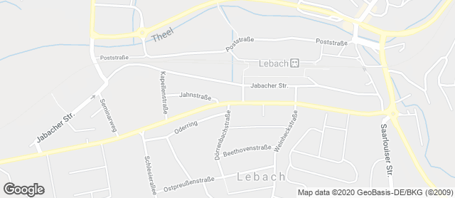 Karte mit Standort von Bäckerei Dahlem