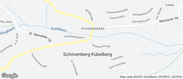 Karte mit Standort von Reichhart GmbH | Schönenberg
