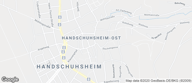 Karte mit Standort von Der Mahlzahn GmbH Handschuhsheim
