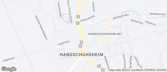 Karte mit Standort von Café Frisch