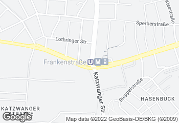 Karte mit Standort von Bäckerei Der Beck GmbH