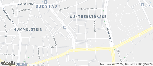 Karte mit Standort von Bäckerei Drexler