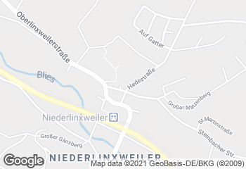 Karte mit Standort von Bäckerei Linxweller Backstubb