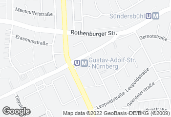 Karte mit Standort von Bäckerei Der Beck GmbH
