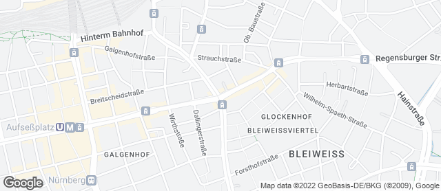 Karte mit Standort von Bäckerei Der Beck GmbH