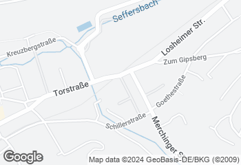 Karte mit Standort von Bäckerei Marxen GmbH & Co. KG