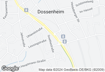 Karte mit Standort von Bäckerei Riegler GmbH  Dossenheim 2