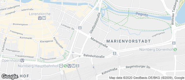 Karte mit Standort von Bäckerei Der Beck GmbH