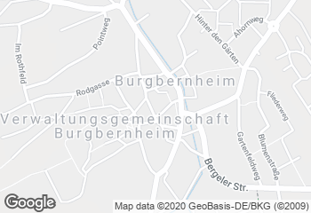 Karte mit Standort von Bäckerei Grammetbauer Bäcktro Burgbernheim