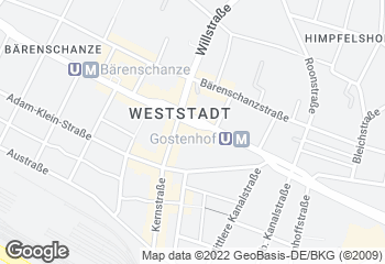 Karte mit Standort von Bäckerei Der Beck GmbH