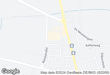 Karte mit Standort von Bäckerei Rutz im Kaufland in Dossenheim