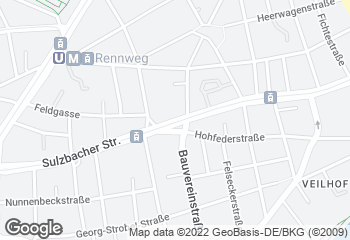 Karte mit Standort von Bäckerei Der Beck GmbH