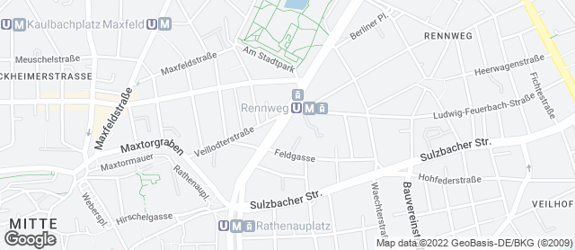 Karte mit Standort von Bäckerei Der Beck GmbH