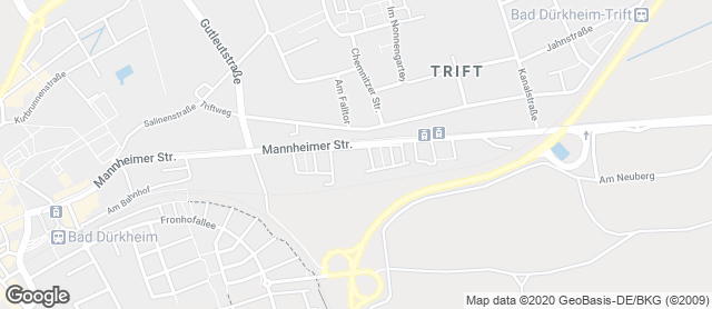 Karte mit Standort von Bäckerei  Otto Schall