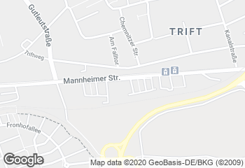 Karte mit Standort von Bäckerei  Otto Schall