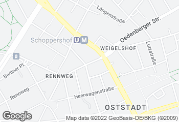 Karte mit Standort von Bäckerei Der Beck GmbH