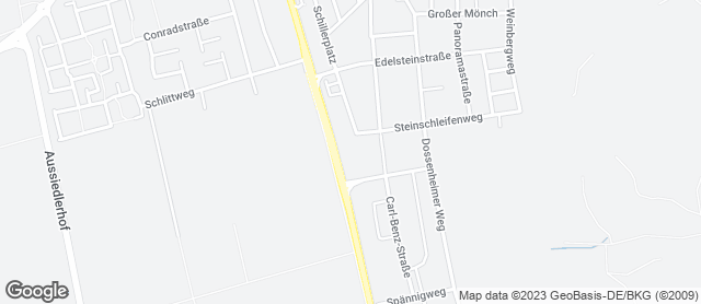 Karte mit Standort von Rieglers Bäckerei & Konditorei im Rewe-Markt Schriesheim