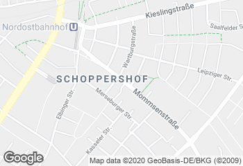 Karte mit Standort von Bäckerei Der Beck GmbH