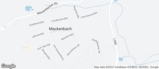 Karte mit Standort von Landbäckerei Dusch GmbH - Mackenbach