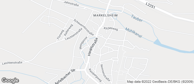 Karte mit Standort von Bäckerei Freitag