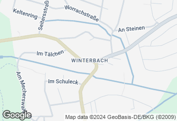 Karte mit Standort von Bäckerei Kaiser