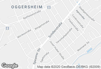 Karte mit Standort von Bäckerei Konditorei Scheubeck