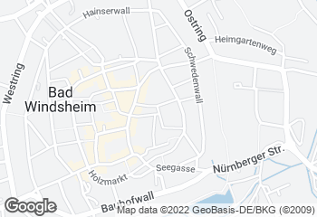Karte mit Standort von Bäckerei Heinrich Zehelein