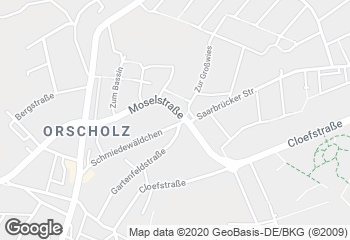 Karte mit Standort von Bäckerei Hackenberger
