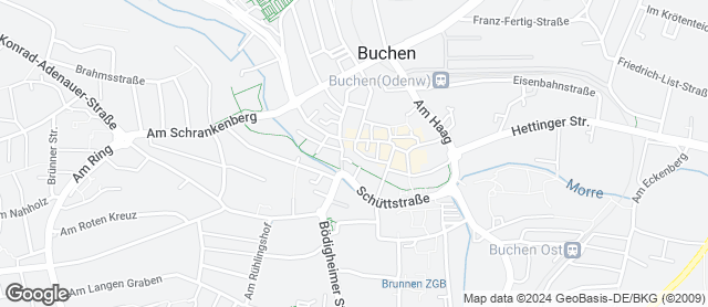Karte mit Standort von Bäckerei Lunkenheimer