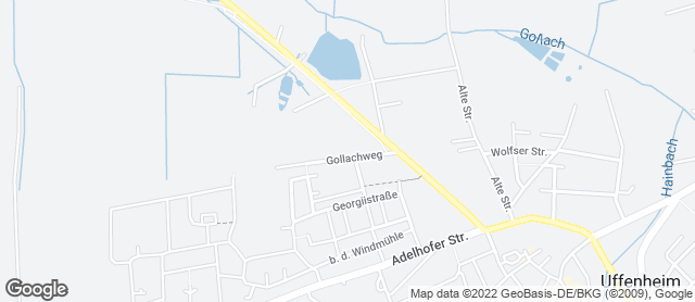 Karte mit Standort von Bäckerei Grammetbauer Netto Uffenheim