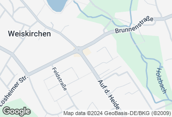 Karte mit Standort von Bäckerei, Café Louis Weiskirchen