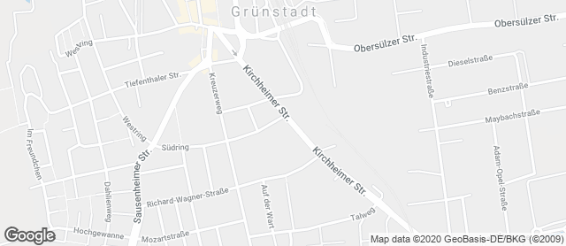 Karte mit Standort von Bäckerei  Otto Schall
