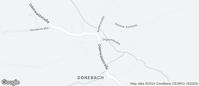 Karte mit Standort von Donebach Verkaufsstelle Schell´s Backshop