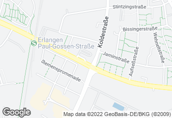 Karte mit Standort von Bäckerei Der Beck GmbH