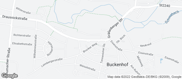 Karte mit Standort von Bäckerei Der Beck GmbH