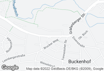 Karte mit Standort von Bäckerei Der Beck GmbH