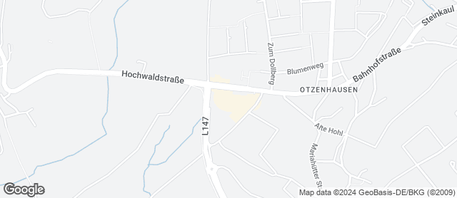 Karte mit Standort von Bäckerei SPINDLER im Hochwald-Center Otzenhausen