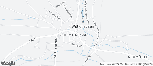 Karte mit Standort von Bäckerei Bächtle