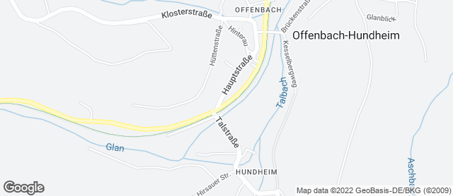Karte mit Standort von Bäckerei Klahr Felix