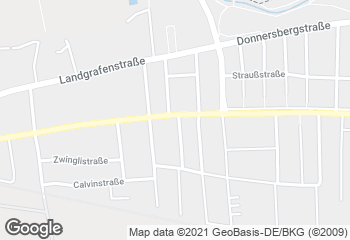 Karte mit Standort von Bäckerei Konditorei Scheubeck
